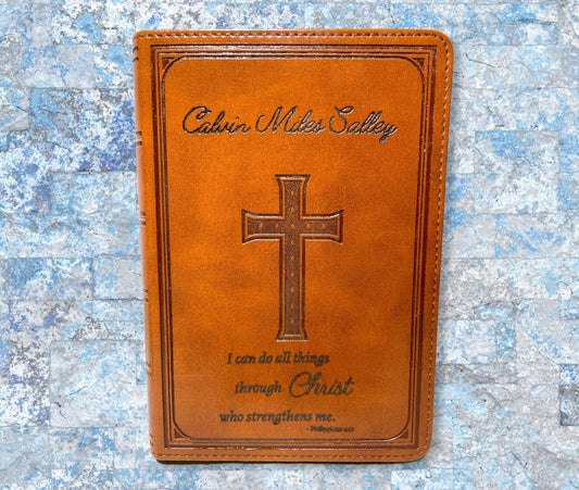 Custom Bible - Laser Engraver In Action Video! - Weaver Custom Engravings