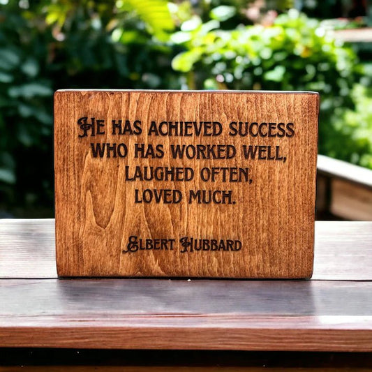 Personalized Wood Plaques - Weaver Custom Engravings