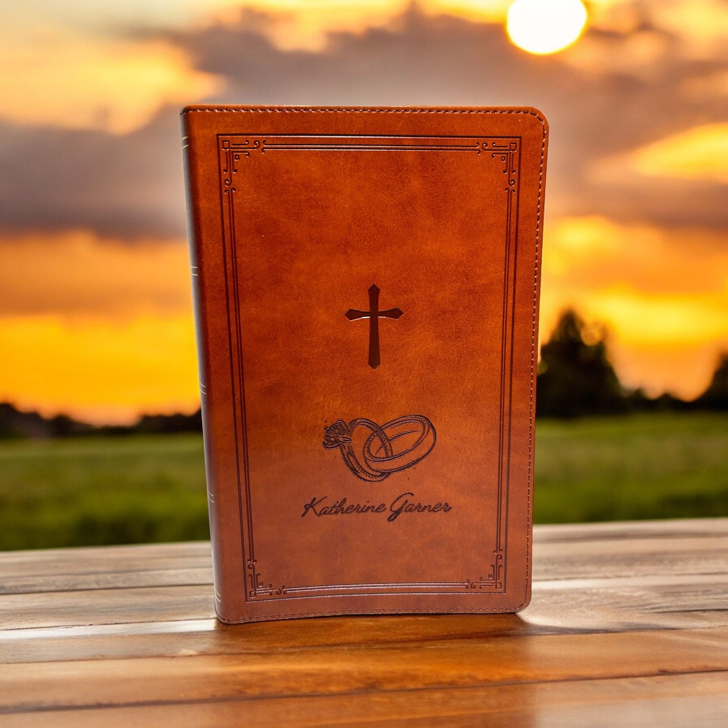 Custom Wedding-Themed NKJV Bible - Weaver Custom Engravings