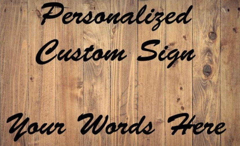 Custom Horizontal Sign Signs Weaver Custom Engravings