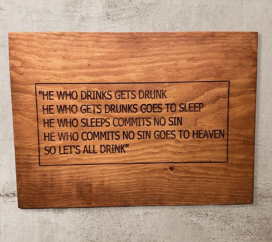 Beer Drinker Personalized Sign Signs Weaver Custom Engravings Default Title