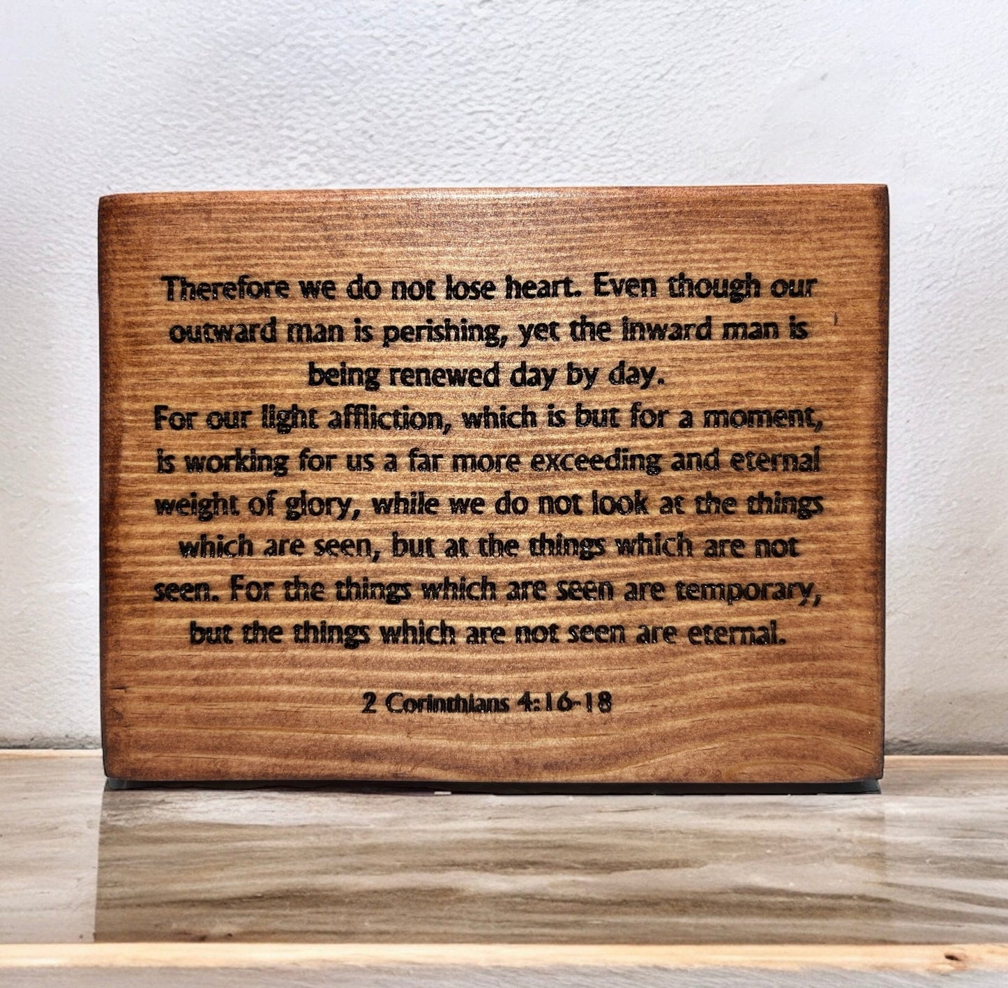 Bible Verses: Custom Wood Sign - Weaver Custom Engravings