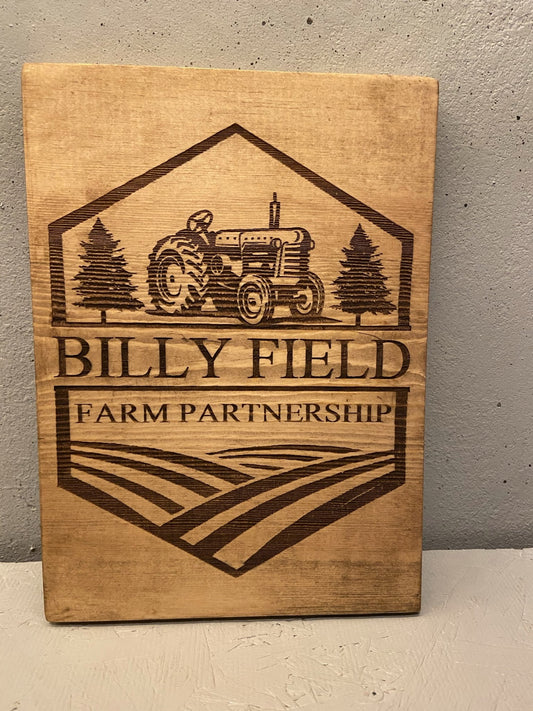"Family Partnership Farm" Custom Sign Signs Weaver Custom Engravings Default Title