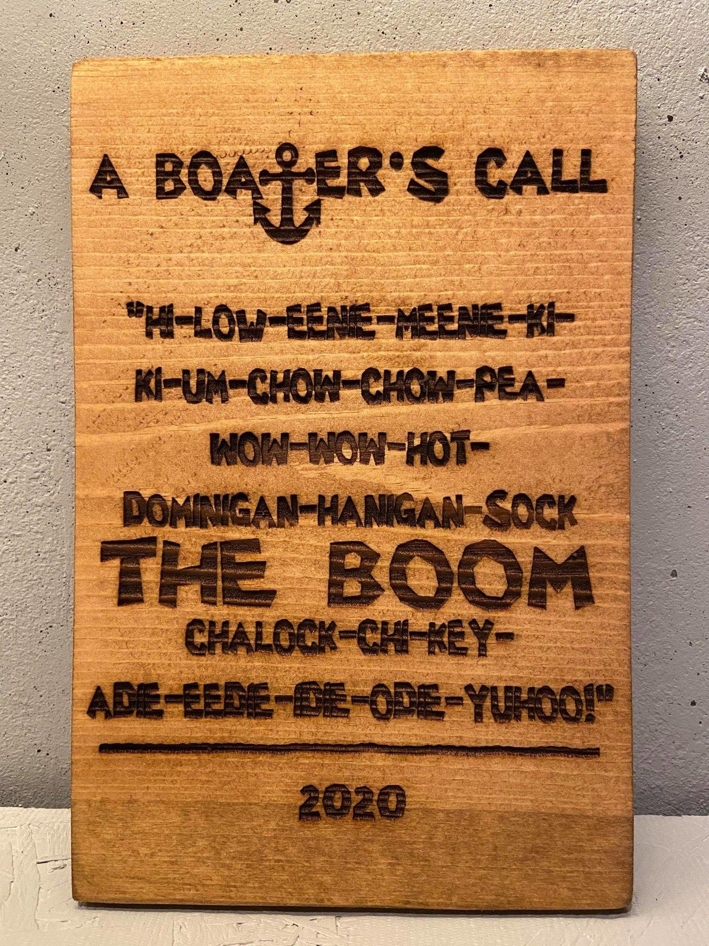 "Custom Boating" Sign Signs Weaver Custom Engravings Default Title