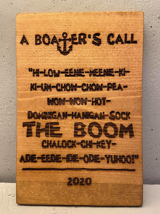 "Custom Boating" Sign Signs Weaver Custom Engravings Default Title
