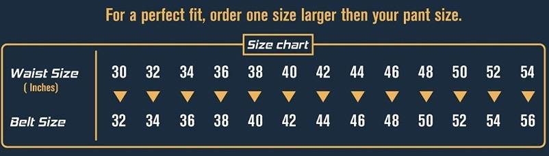 Discreet and elegant custom message engraved inside a premium leather belt.