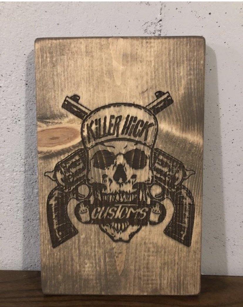 Custom Etched Wood Sign Signs Weaver Custom Engravings