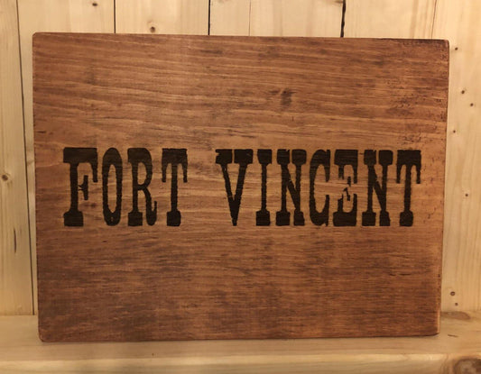 "Custom Kids Fort" Wood Sign Signs Weaver Custom Engravings Default Title