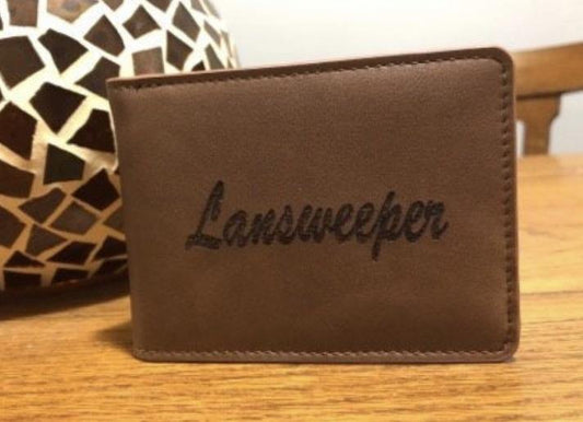 Custom Leather Wallet wallet Weaver Custom Engravings
