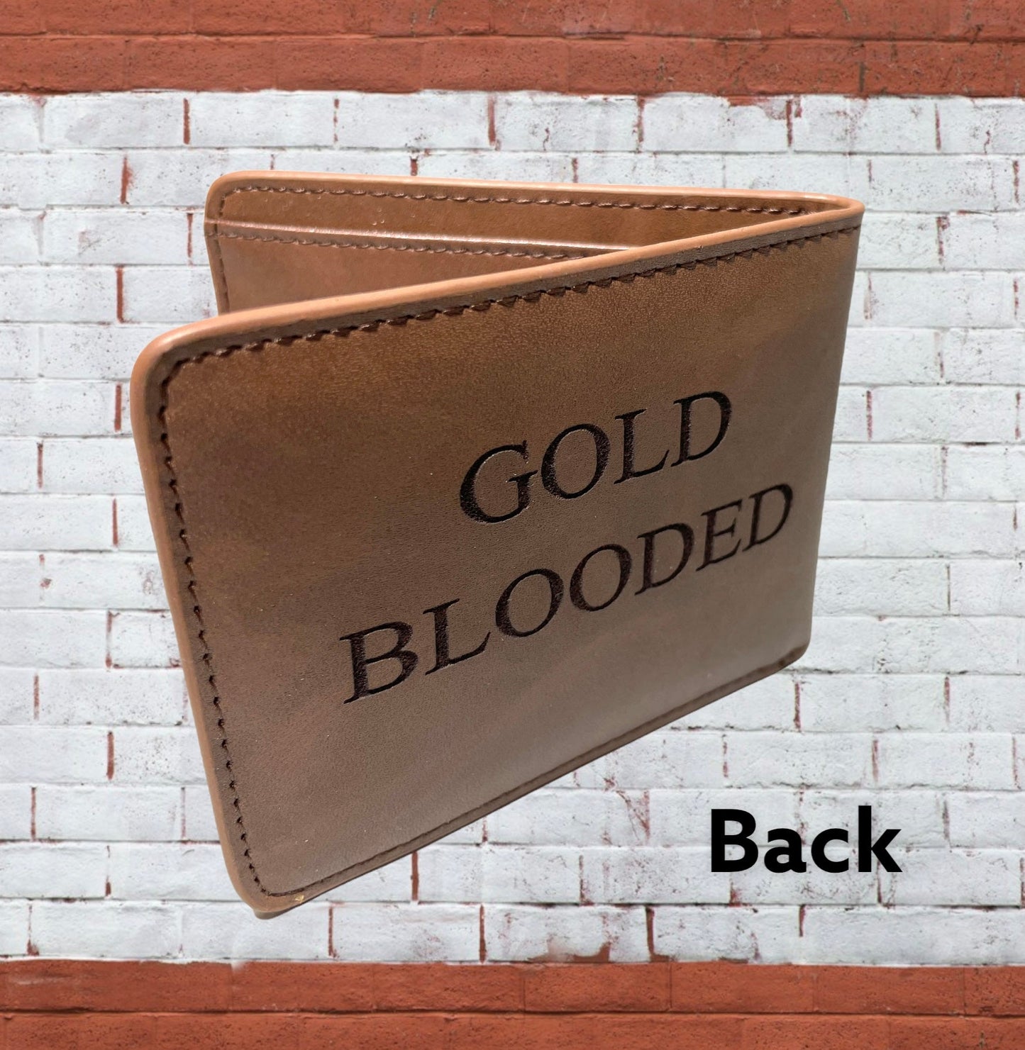 Custom Leather Wallet wallet Weaver Custom Engravings