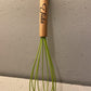 Engraved bamboo whisk for culinary professionals and hobbyists