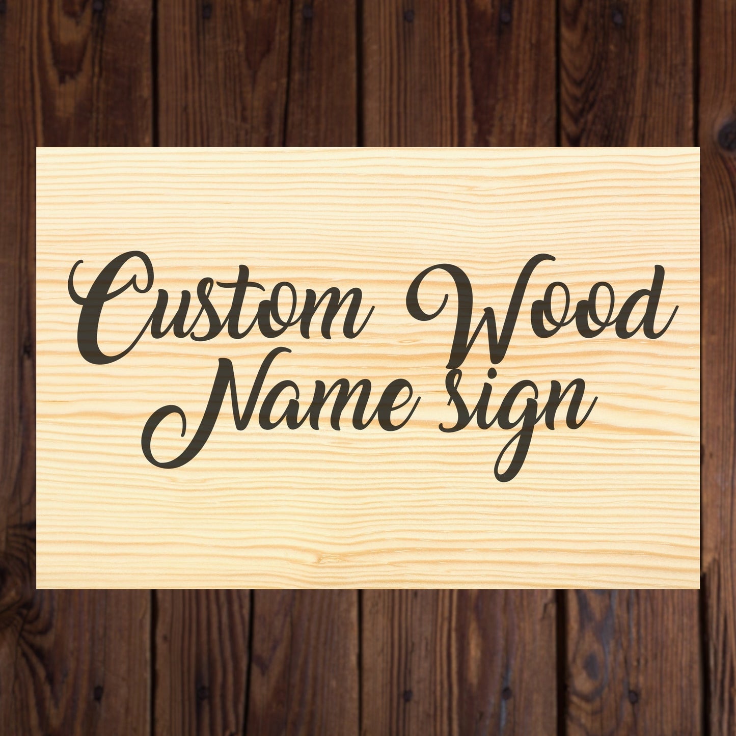 "Custom Name" Sign Signs Weaver Custom Engravings