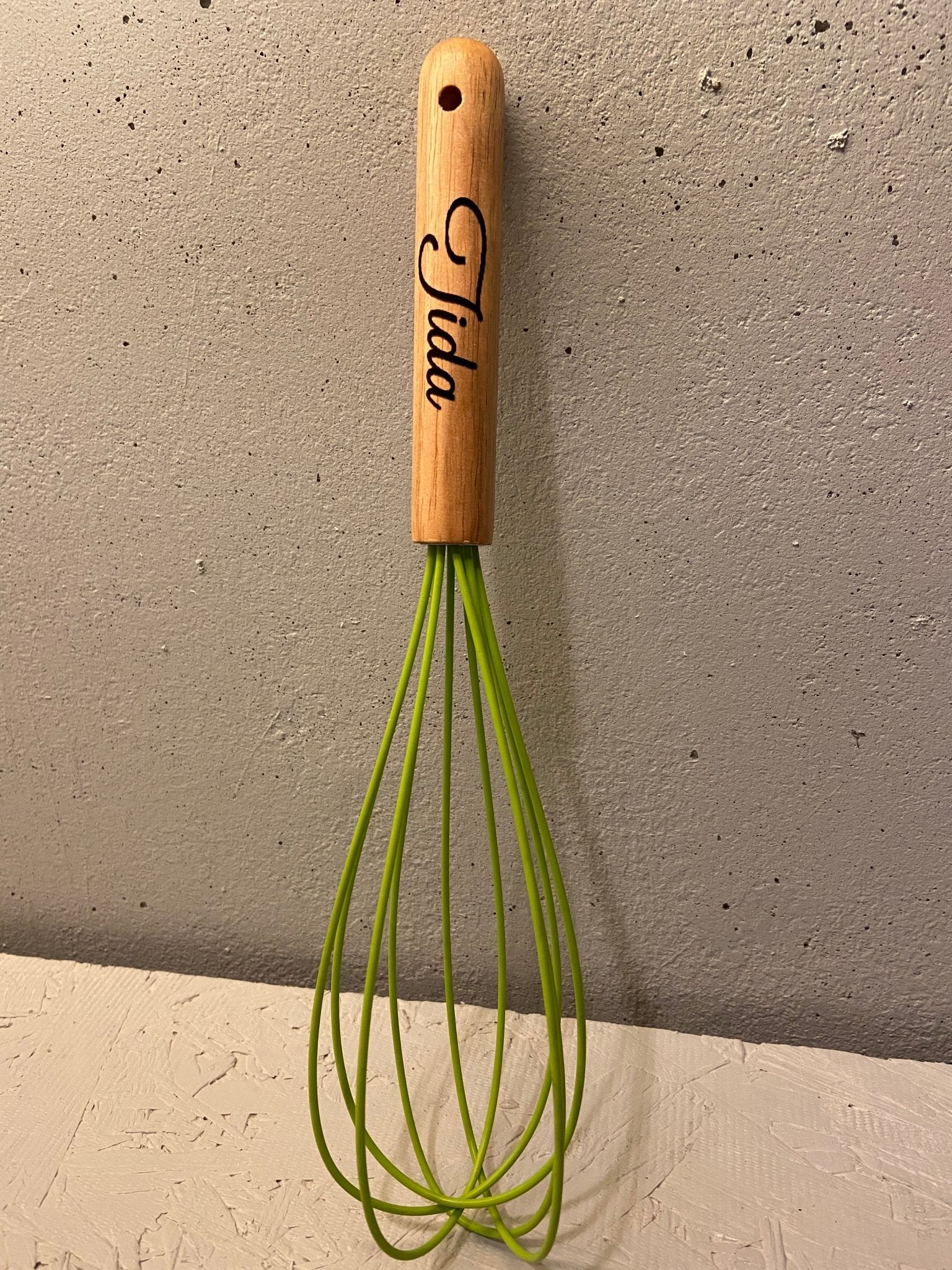 Promotional Silicone Whisk With Bamboo Handle