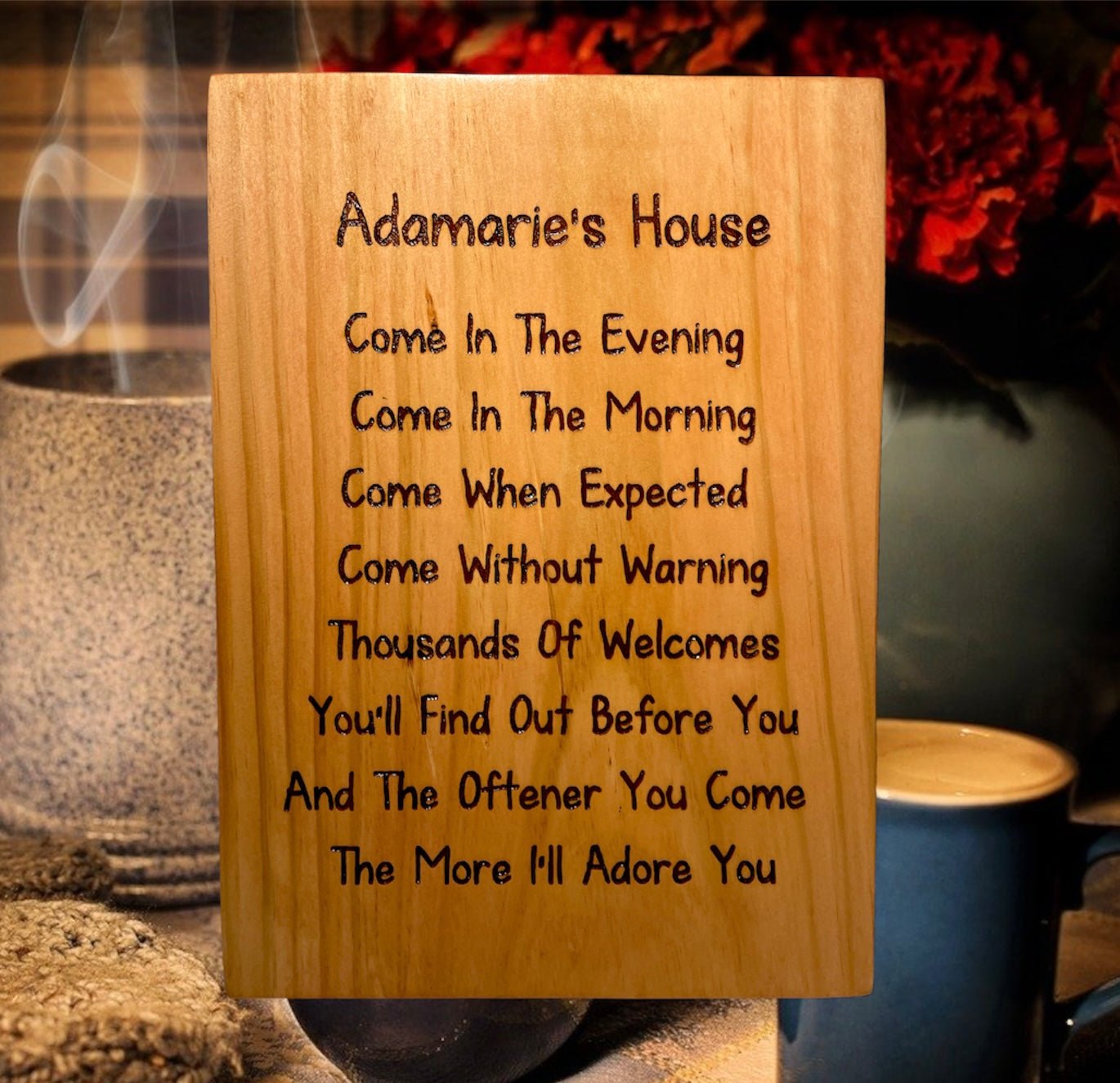 Custom Wood Sign Signs Weaver Custom Engravings
