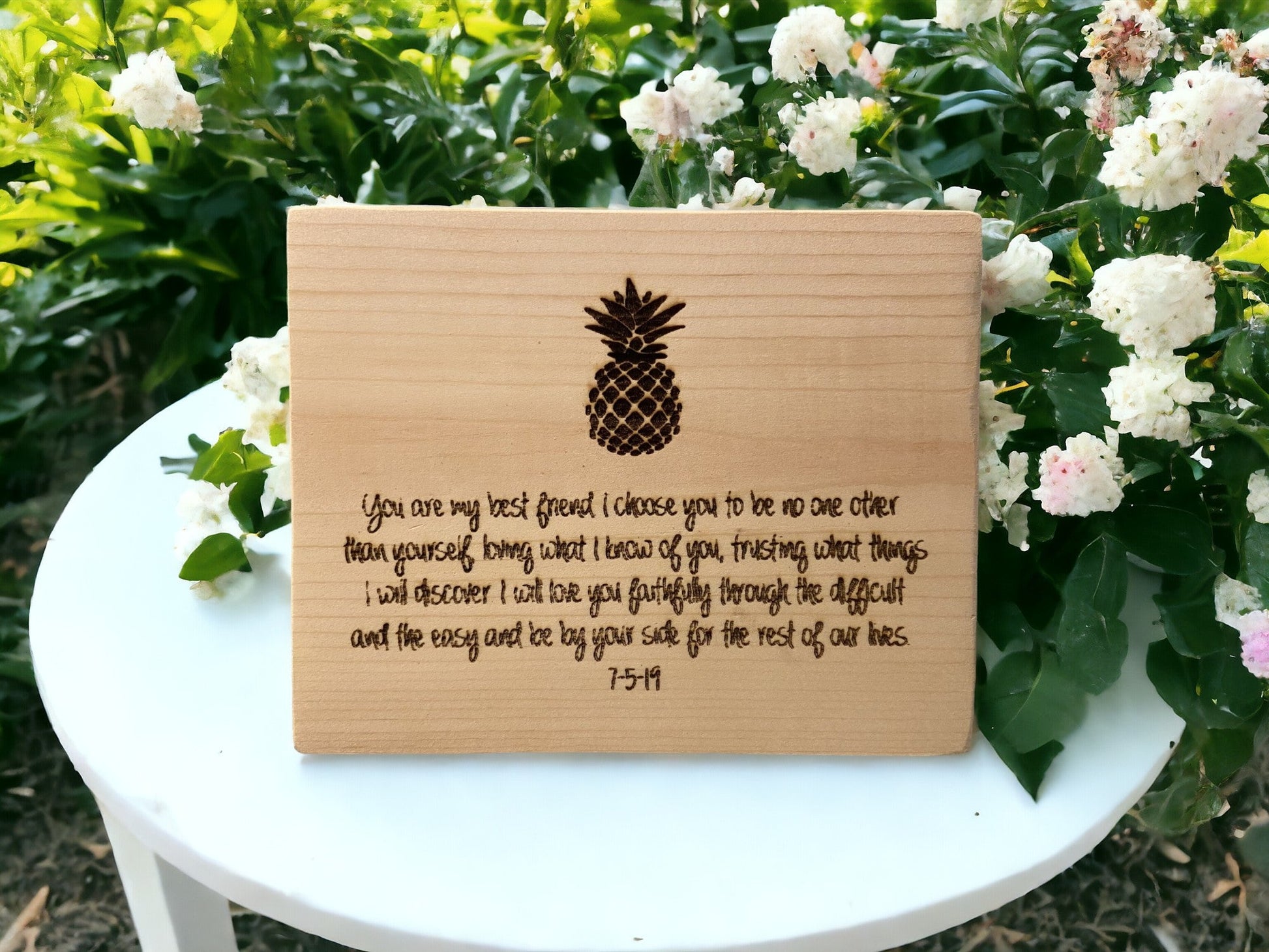 Custom Wood Sign - Weaver Custom Engravings