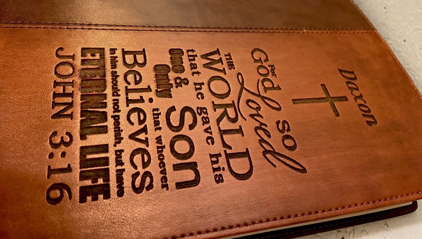 Customized KJV Bible Weaver Custom Engravings