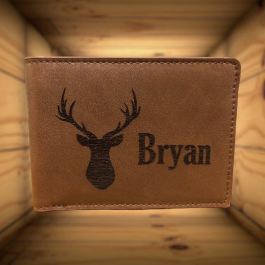 Deer Hunters Gift Wallet wallet Weaver Custom Engravings   