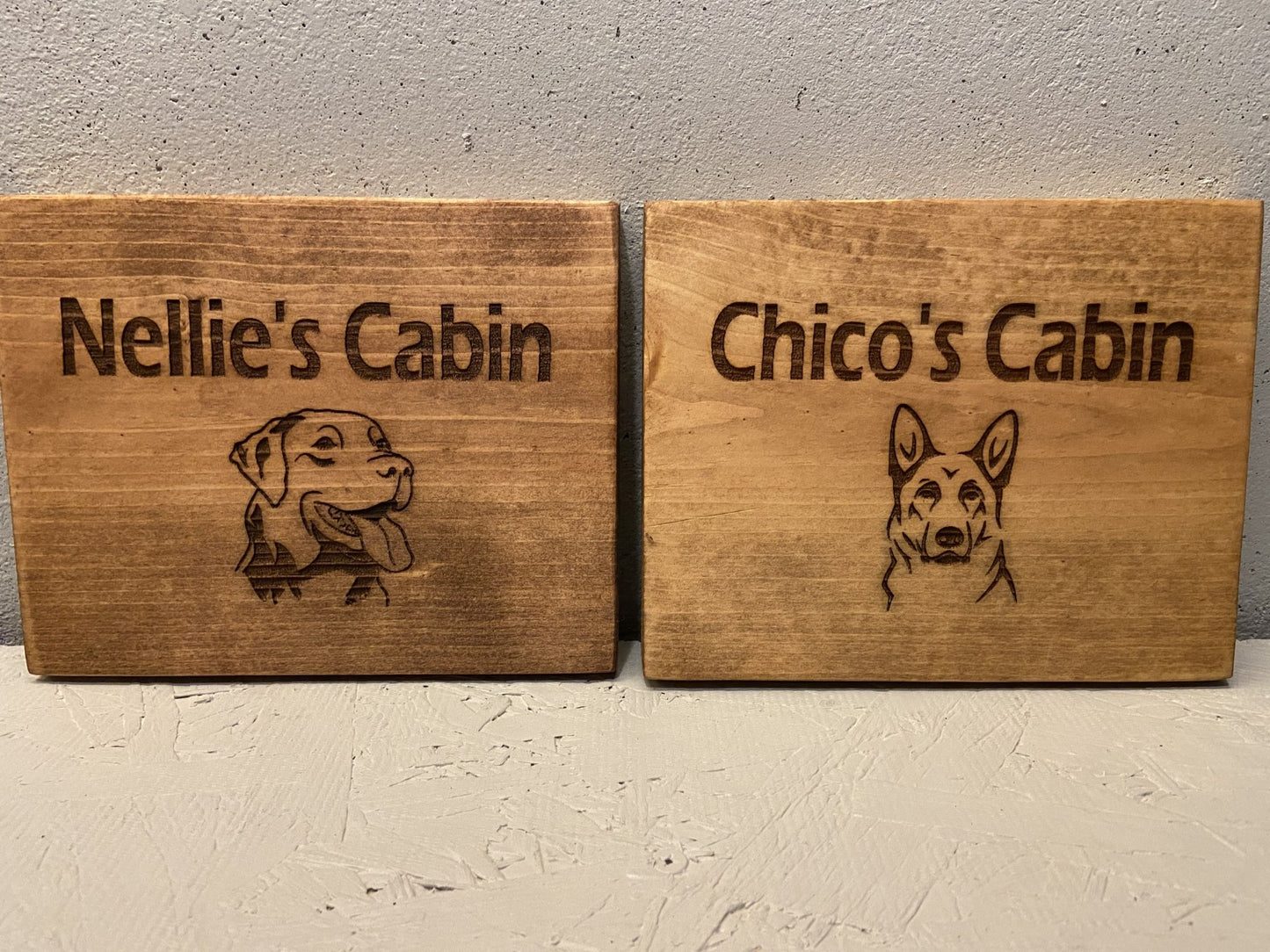 "Dog House" Custom Wood Sign Signs Weaver Custom Engravings
