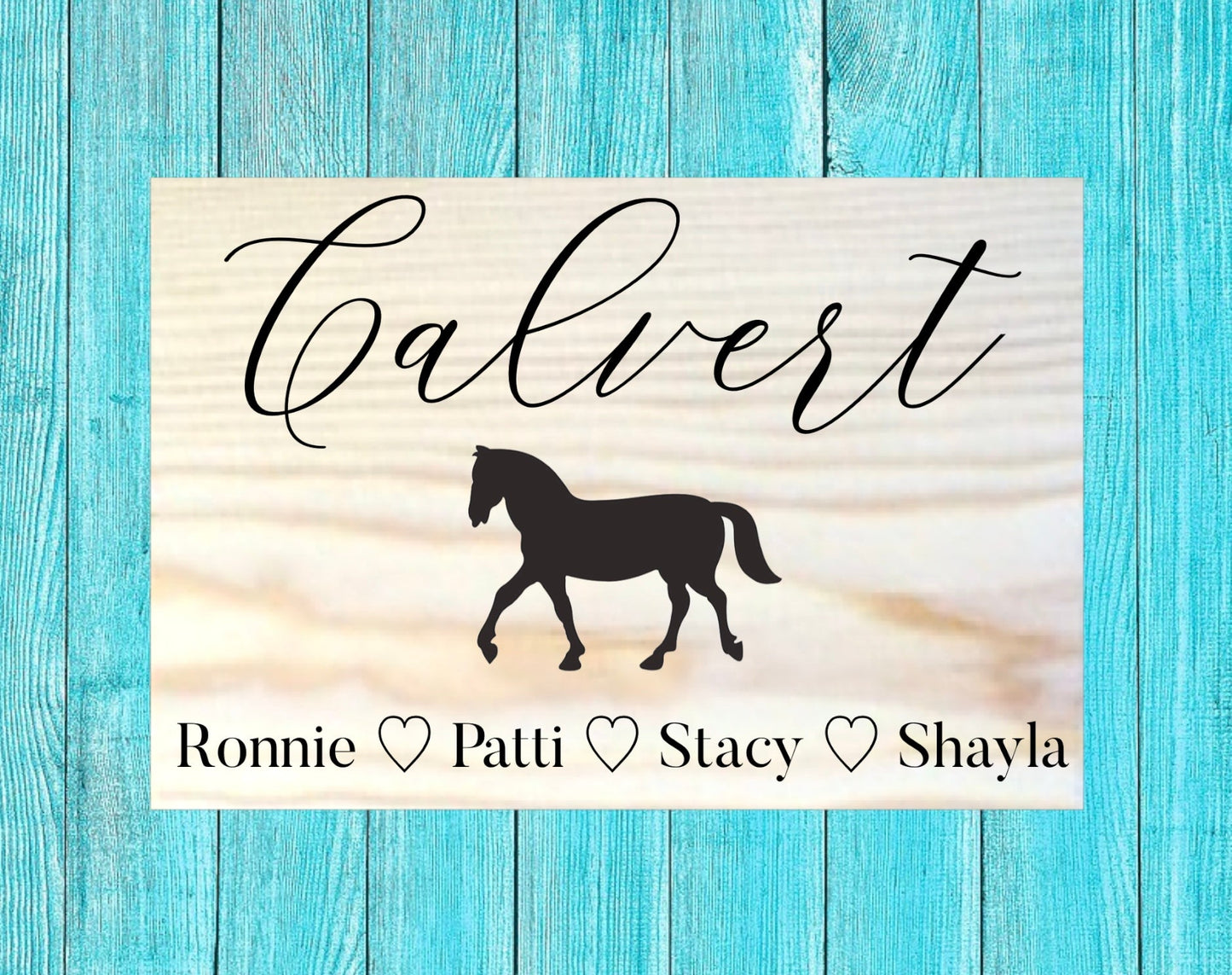 "Personalized Hand Written Note" Custom Sign Signs Weaver Custom Engravings Default Title