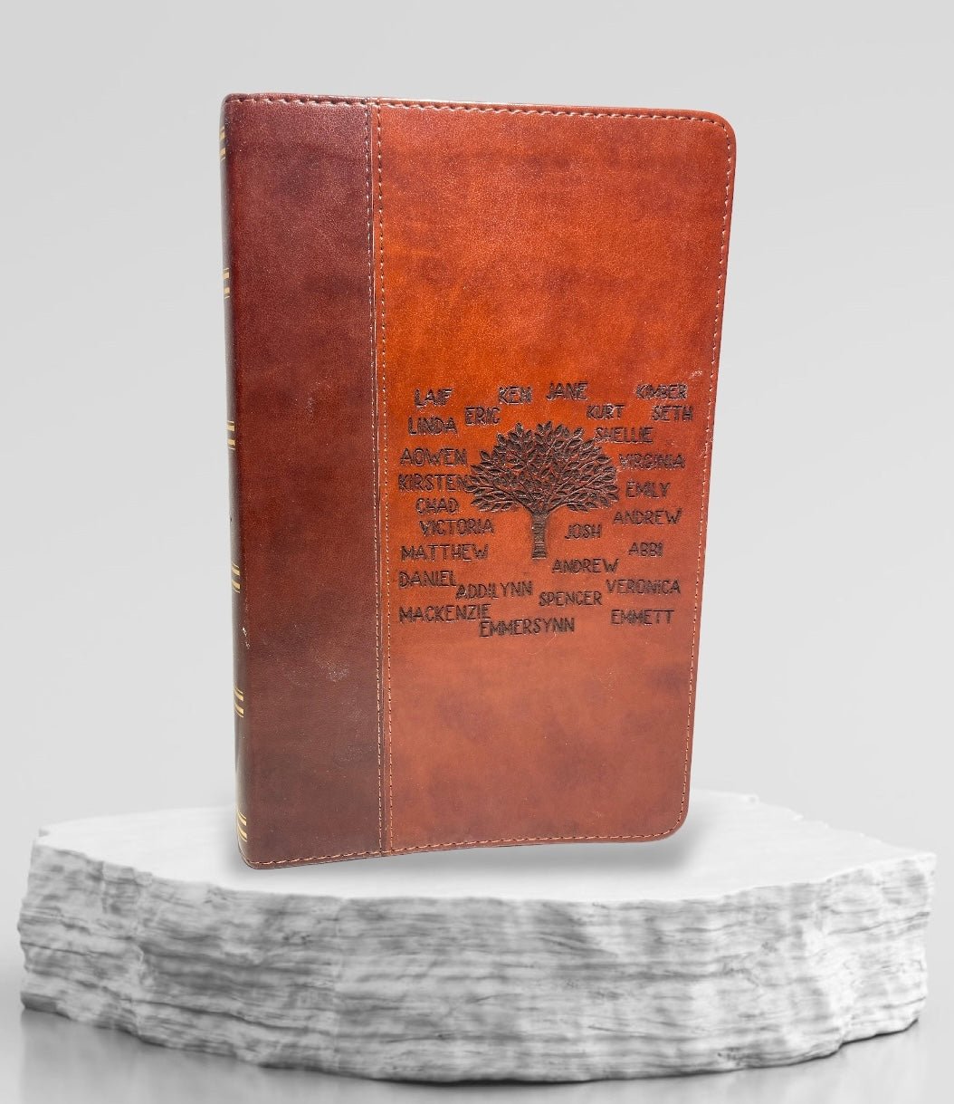 "Family Tree" Custom Bible Weaver Custom Engravings