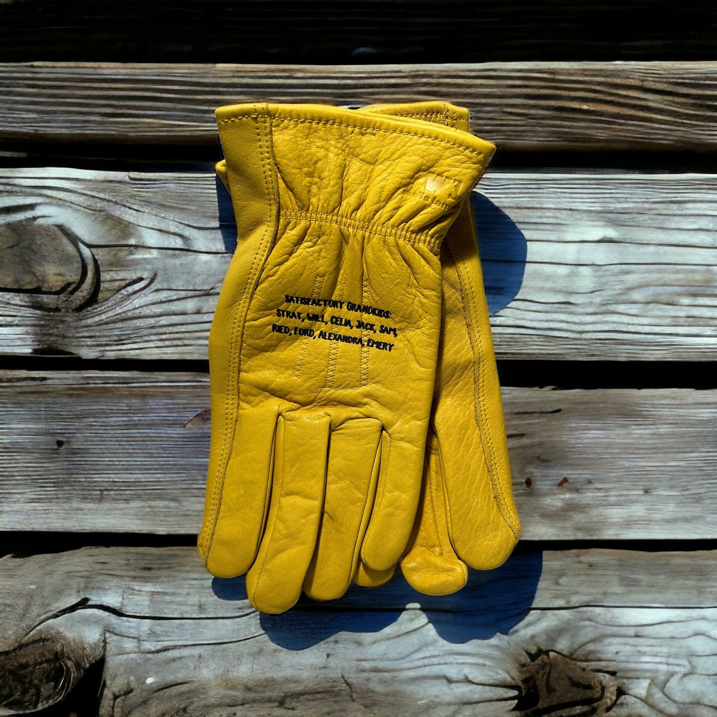 "Grandchildren Names" Custom Gloves Gloves weaver custom gloves