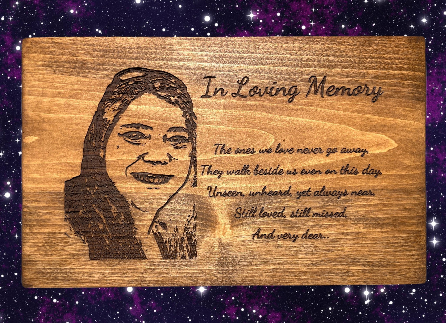 In Loving Memory Custom Sign Signs Weaver Custom Engravings