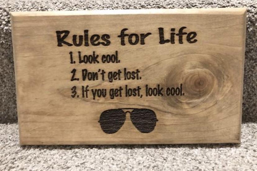 Man Cave Wood Sign - Custom Business Sign Signs Weaver Custom Engravings
