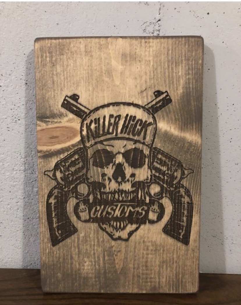 Man Cave Wood Sign - Custom Business Sign Signs Weaver Custom Engravings