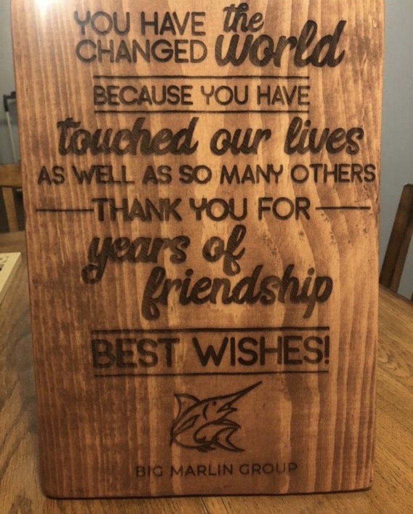 Man Cave Wood Sign - Custom Business Sign Signs Weaver Custom Engravings