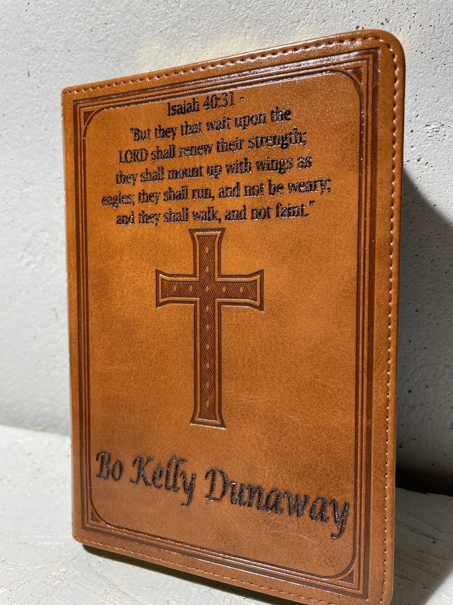 Name Engraved KJV Bible Weaver Custom Engravings