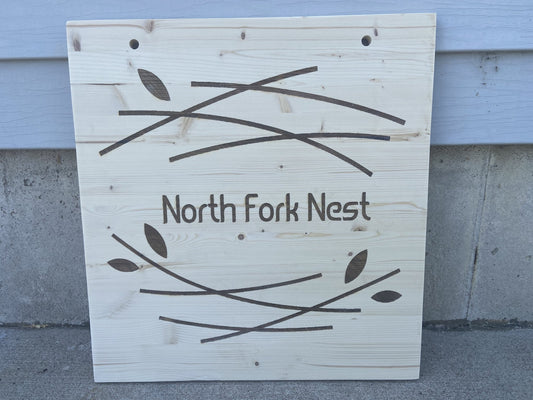 "Outdoor Home Family Name" Custom Wood Sign Signs Weaver Custom Engravings Default Title