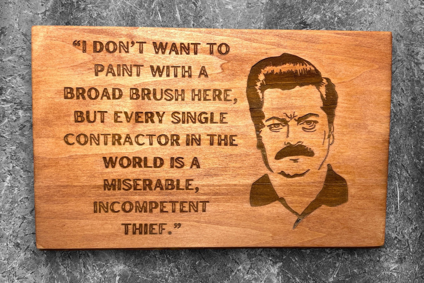 "Personalized Text Quote" Wood Sign Signs Weaver Custom Engravings