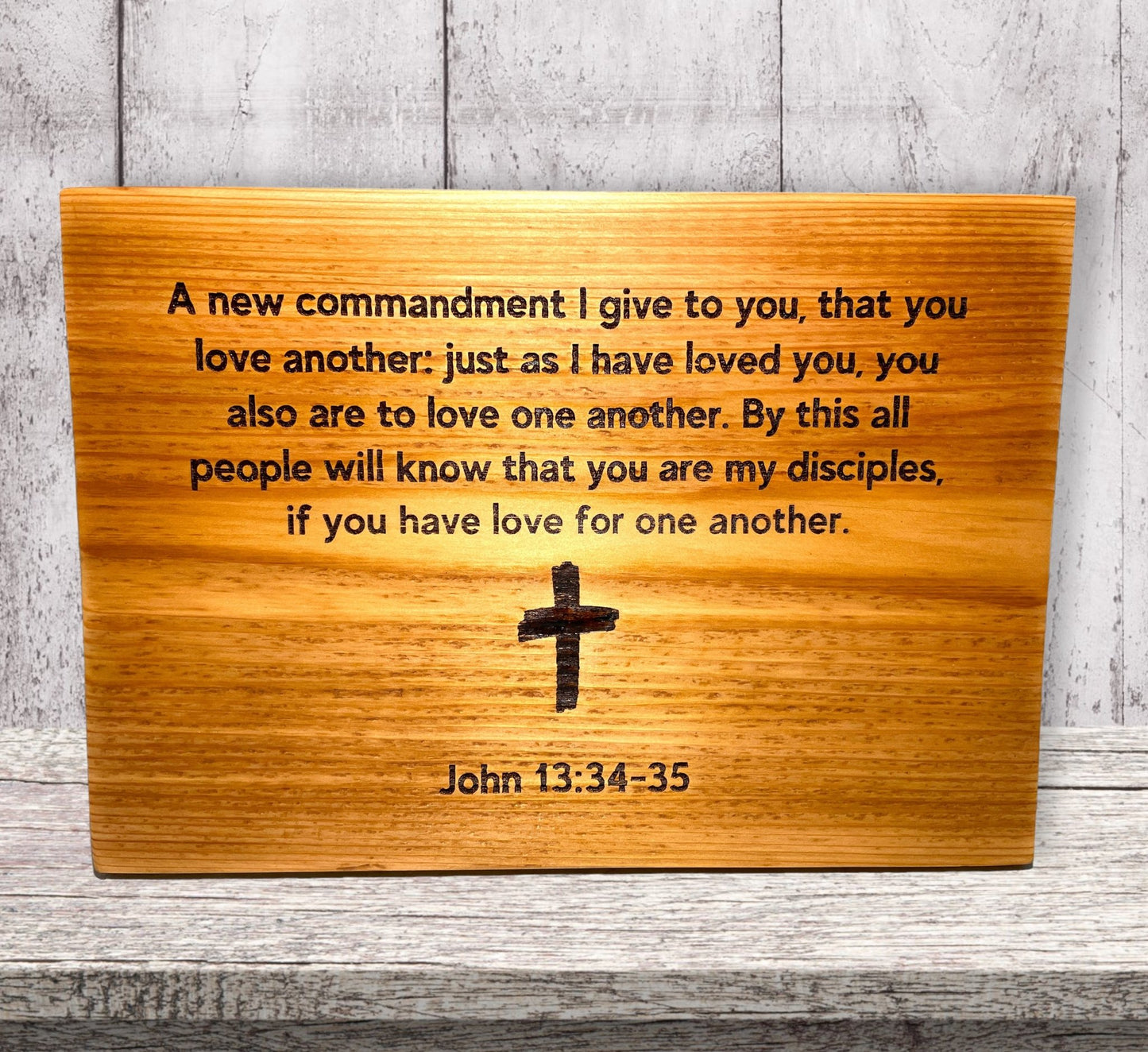 "Psalm 86:15" Custom Cedar Sign Cedar Sign Weaver Custom Engravings