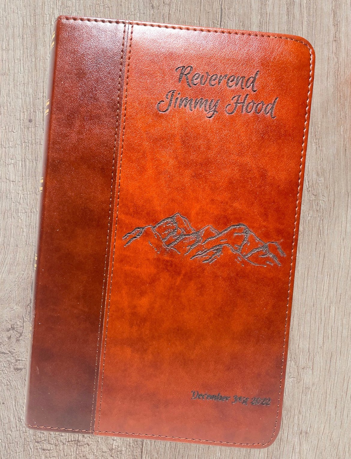 “Reverend & Pastor” KJV Custom Bible bible Weaver Custom Engravings