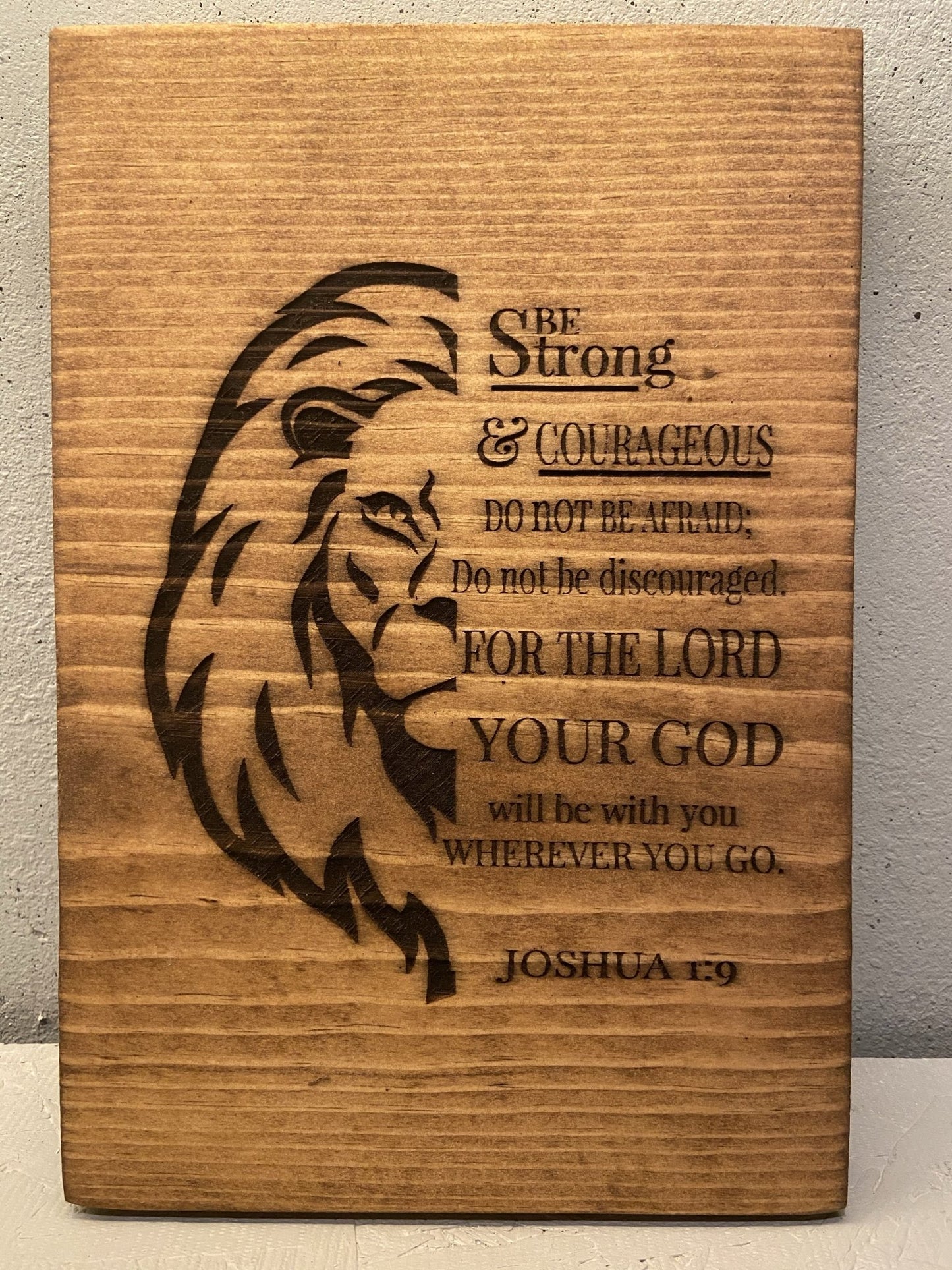 "God Is With You" Custom Sign Signs Weaver Custom Engravings