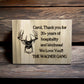"Thank You" Custom Wood Sign Signs Weaver Custom Engravings   