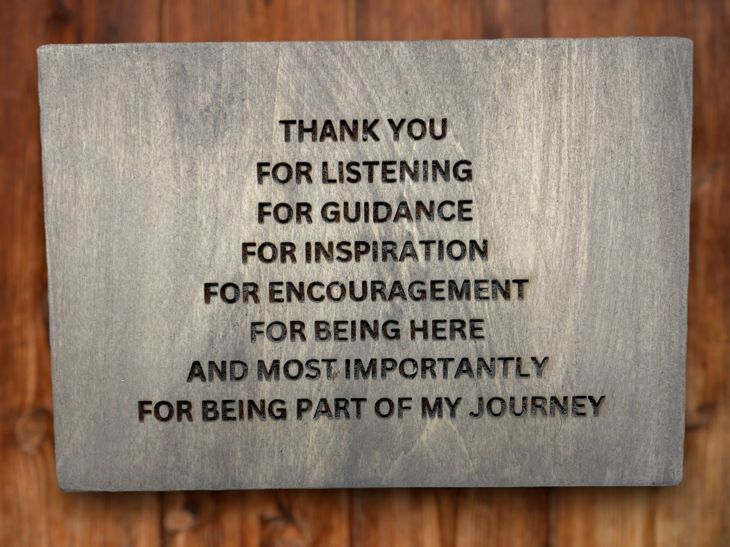 Thank You Wood Sign Signs Weaver Custom Engravings