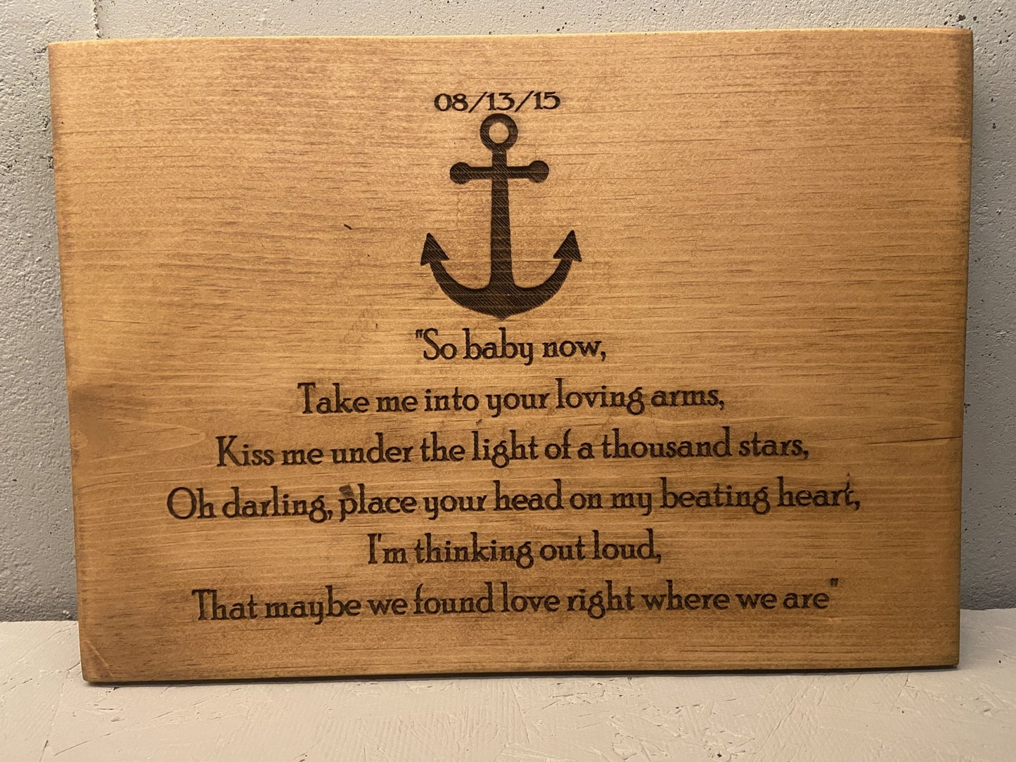 "Things To Remember" Custom Sign Signs Weaver Custom Engravings