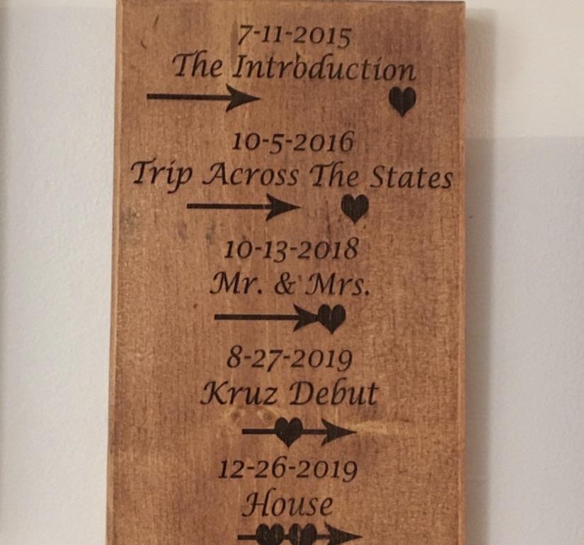 Wedding Vows - Personalized Wood Sign Signs Weaver Custom Engravings