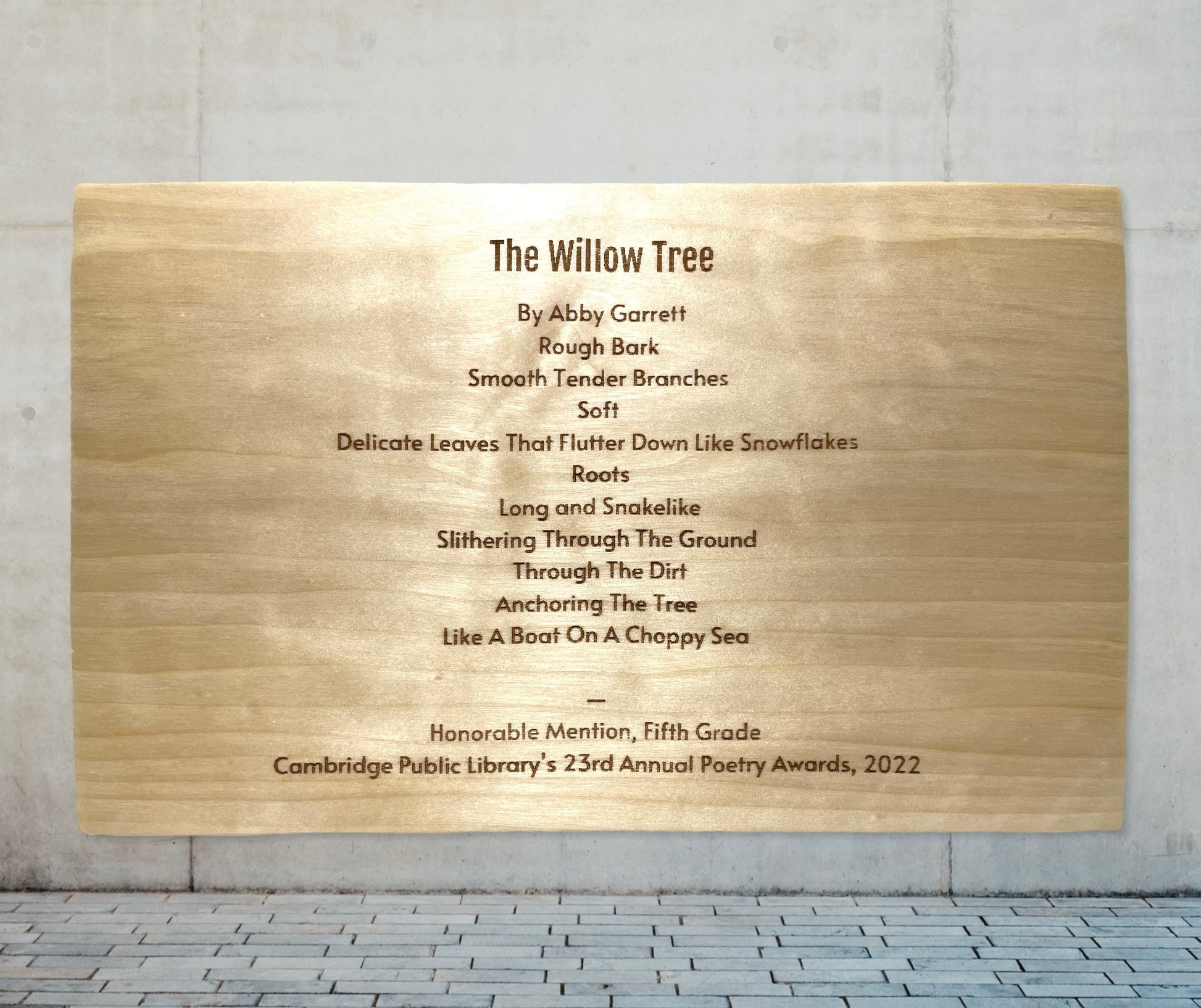 Willow Tree Customized Sign Signs Weaver Custom Engravings