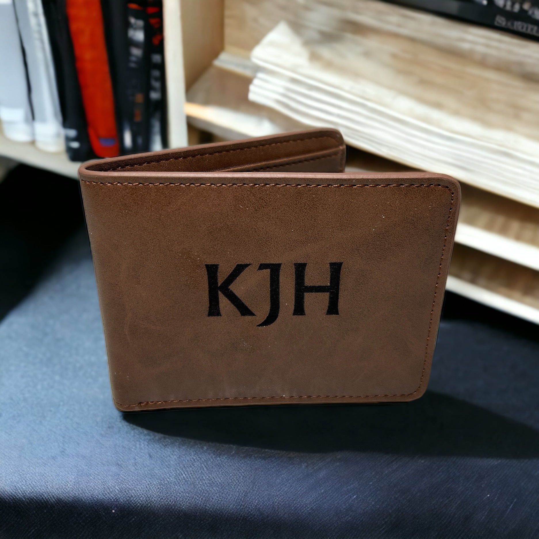 "Your Initials" Custom Wallet wallet Weaver Custom Engravings