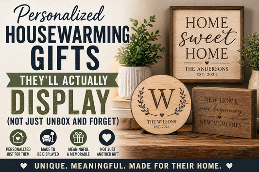 Personalized Housewarming Gifts They'll Actually Display (Not Just Unbox and Forget)