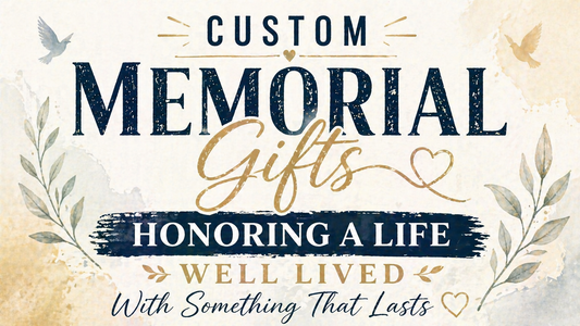 Custom Memorial Gifts: Honoring a Life Well Lived With Something That Lasts