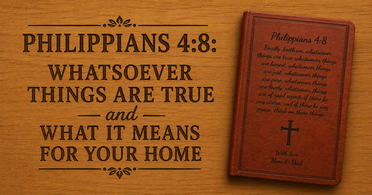 Philippians 4:8: Whatsoever Things Are True and What It Means for Your Home