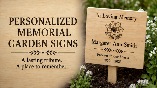 Personalized Memorial Garden Signs: A Tribute That Grows With the Seasons