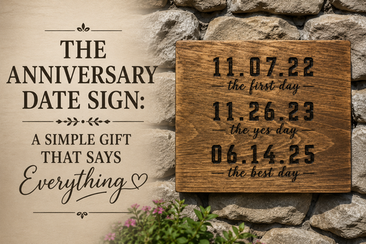 The Anniversary Date Sign: A Simple Gift That Says Everything
