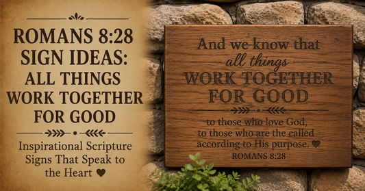 Romans 8:28 Sign Ideas: All Things Work Together for Good