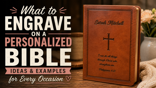 What to Engrave on a Personalized Bible: Ideas & Examples for Every Occasion