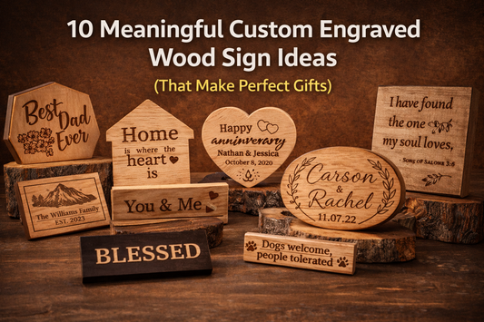 10 Meaningful Custom Engraved Wood Sign Ideas (That Make Perfect Gifts)