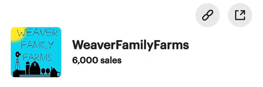 Celebrating 6000 Sales on Etsy: A Milestone for Weaver Family Farms - Weaver Custom Engravings